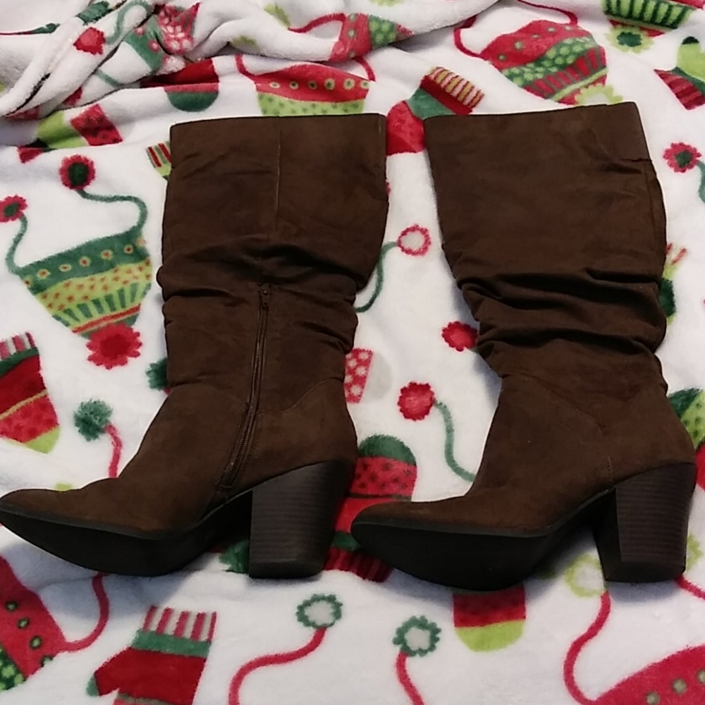 Ana Linden high heel boots.